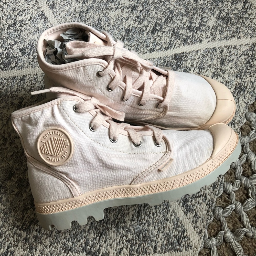 Palladium Pampa Hi Canvas Light Pink